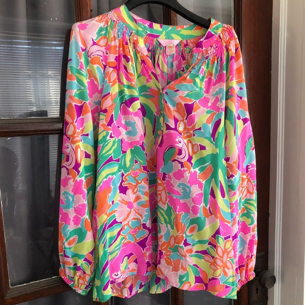 Lilly Pulitzer Elsa top. Sz S